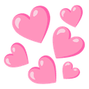 🩷 pink_heart + 🩷 pink_heart emoji mashup